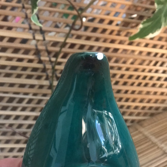 Blue mountain pottery elongated candle holder - Picture 3 of 5